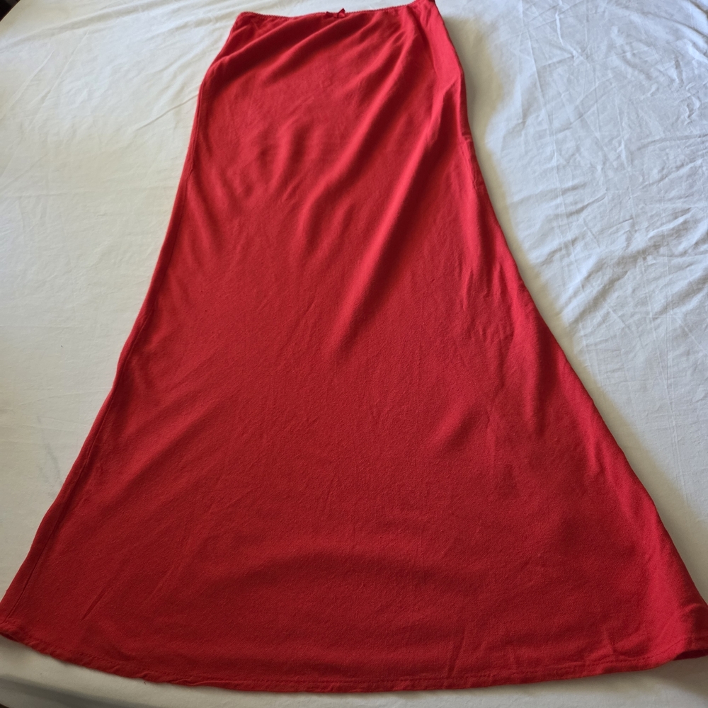 Wild Fable Bright Red Maxi Skirt, Size XS